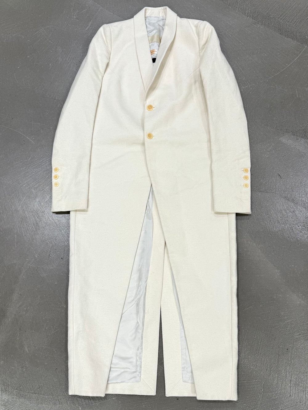 2010s Rick Owens Owenscorp long tailored coat