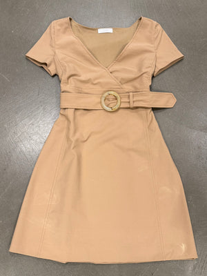1997 Prada belted safari midi dress