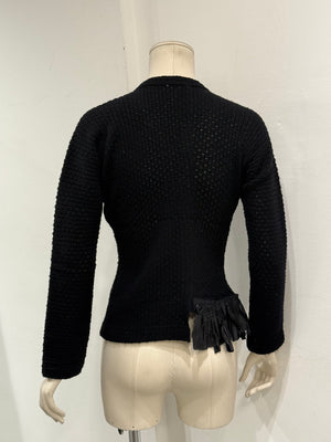 2000s Comme des Garçons deconstructed knit cardigan