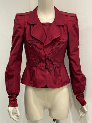 2004 Yves Saint Laurent by Tom Ford runway pagoda silk jacket