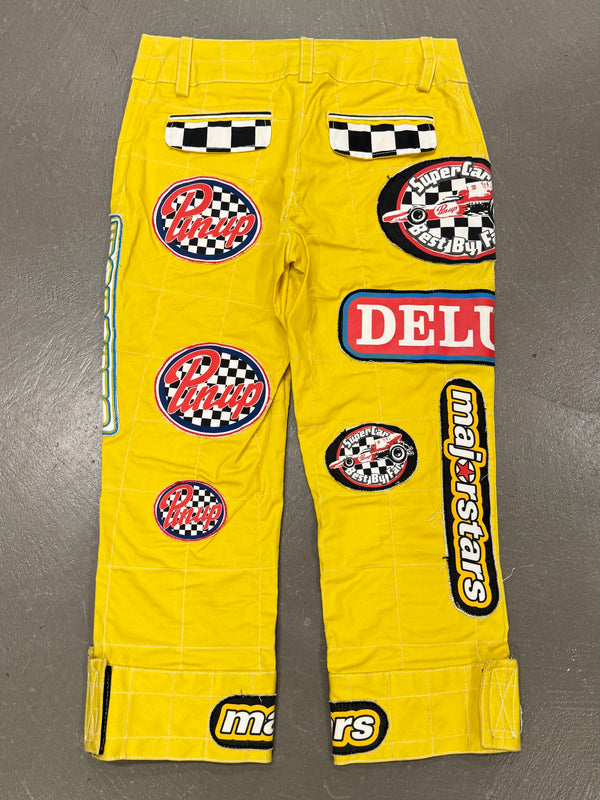 S/S2004 D&G racing motocross patch detailed pants