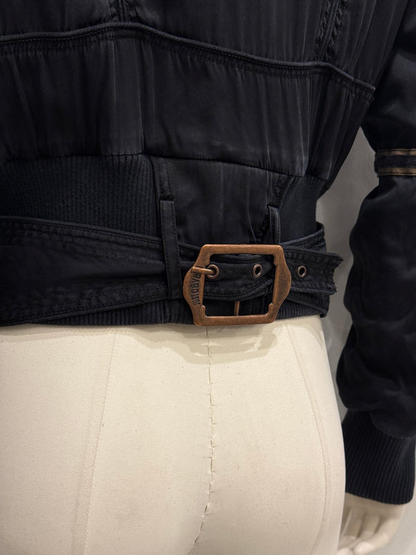 A/W2005 Roberto Cavalli bondage soldier bomber jacket