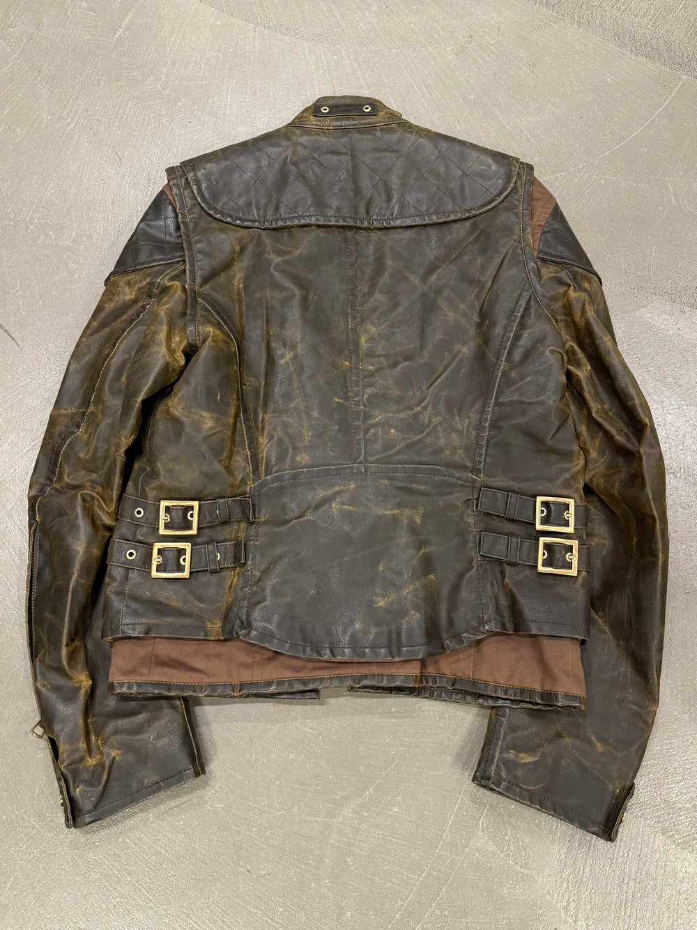 A/W2003 Dsquared2 3-in-1 runway coated military jacket