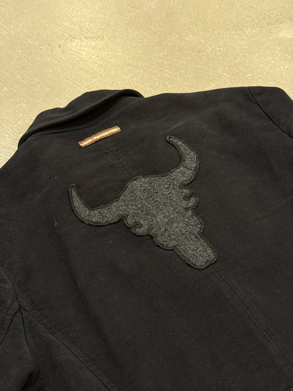 2000s Jean Paul Gaultier bull patch jacket
