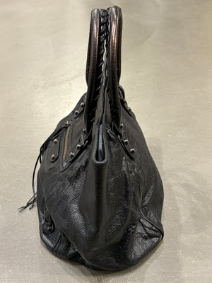 2000s Balenciaga leather City Sunday tote bag