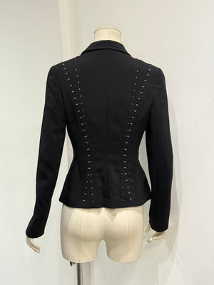A/W2003 Dolce & Gabbana hook and eye tailored blazer