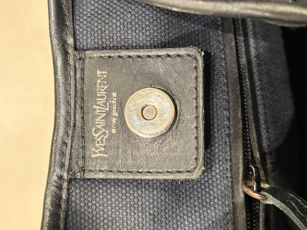 2002 Yves Saint Laurent by Tom Ford Mombasa blue canvas bag