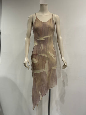 2000s Cavalli wrinkle dress
