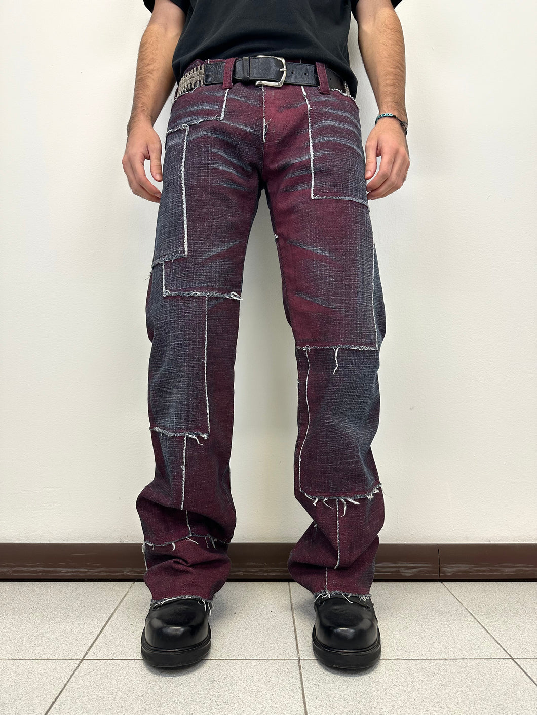 1990s Jean Paul Gaultier Patchwork jeans