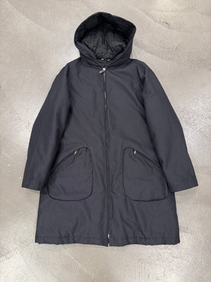 1990s Mandarina Duck egg cell hooded jacket