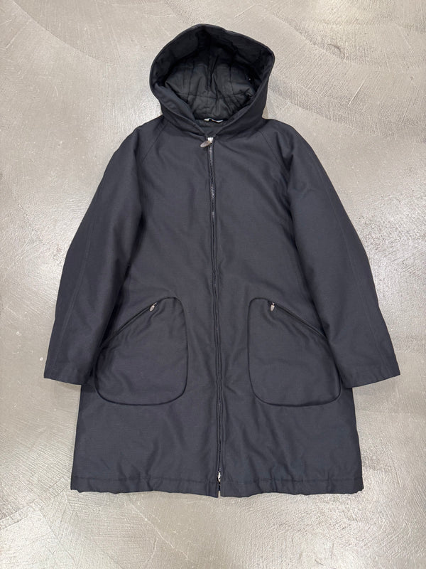 1990s Mandarina Duck egg cell hooded jacket