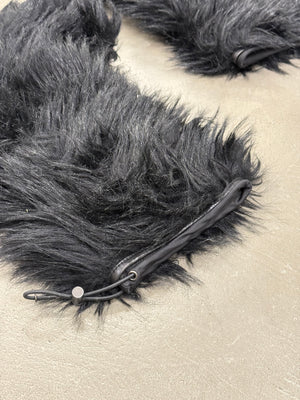 2000s Prada faux fur boots