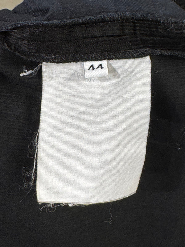 2000s Helmut Lang coated velour pants