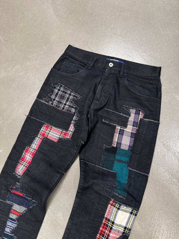 2014 Junya Watanabe Comme Des Garçons patchwork jeans