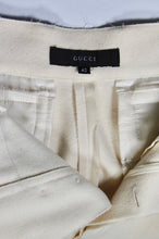 Load image into Gallery viewer, F/W 1998 Gucci by Tom Ford ecru wool set blazer and pants
