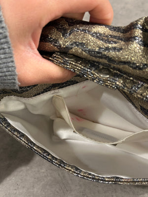 2000s Fendi mini Baguette bag with Shimmering Finish