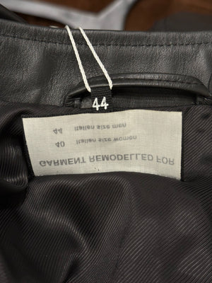 2020s Maison Margiela "5-Zip" leather biker jacket