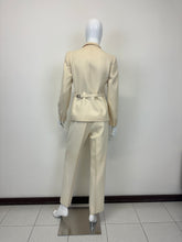 Load image into Gallery viewer, F/W 1998 Gucci by Tom Ford ecru wool set blazer and pants
