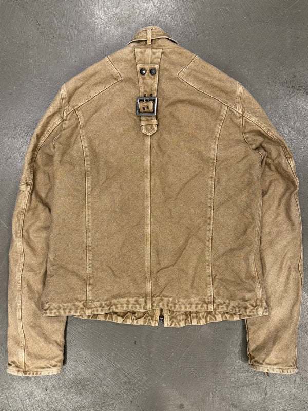 2004 Cavalli astro biker denim jacket