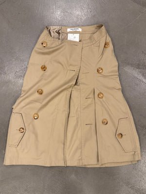 S/S2006 Junya Watanabe deconstructed trench coat skirt