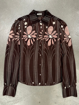 S/S2003 Miu Miu floral silk shirt