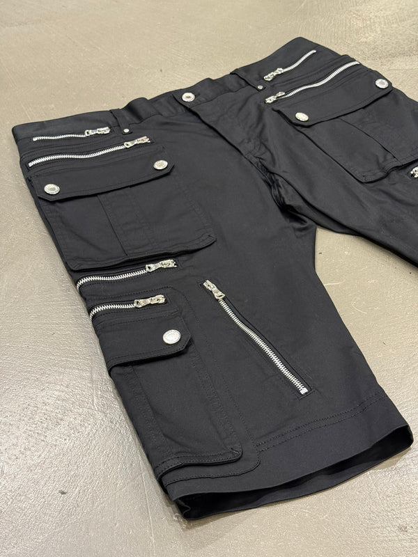 S/S2008 Dolce & Gabbana runway multi zipper cargo shorts