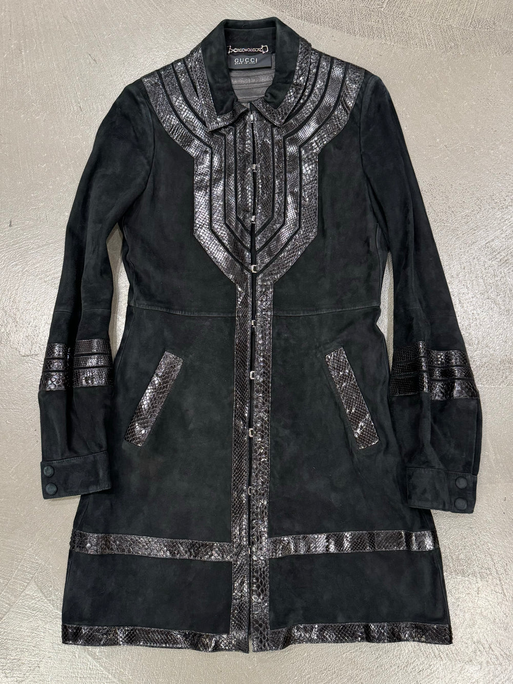 2000s Gucci by Tom Ford real python coat