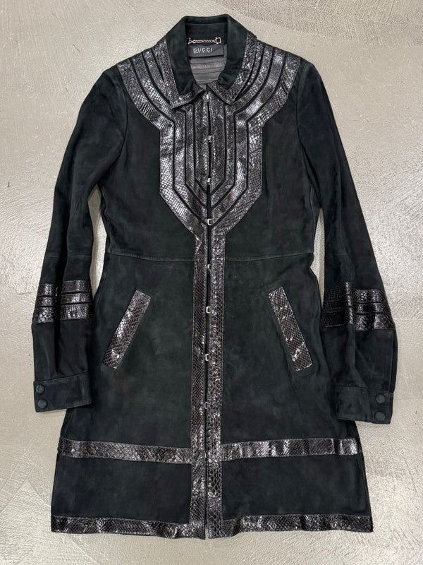 2000s Gucci by Tom Ford real python coat