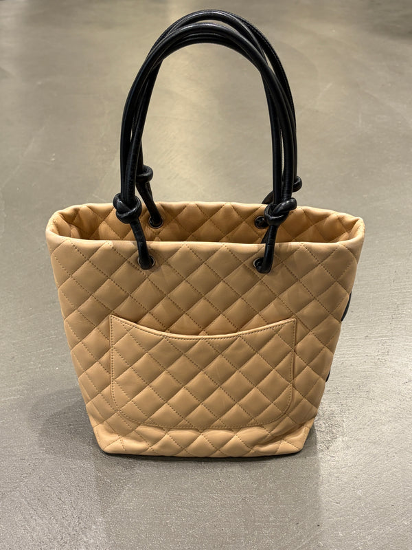 2006-2007 Chanel Cambon leather shopper bag