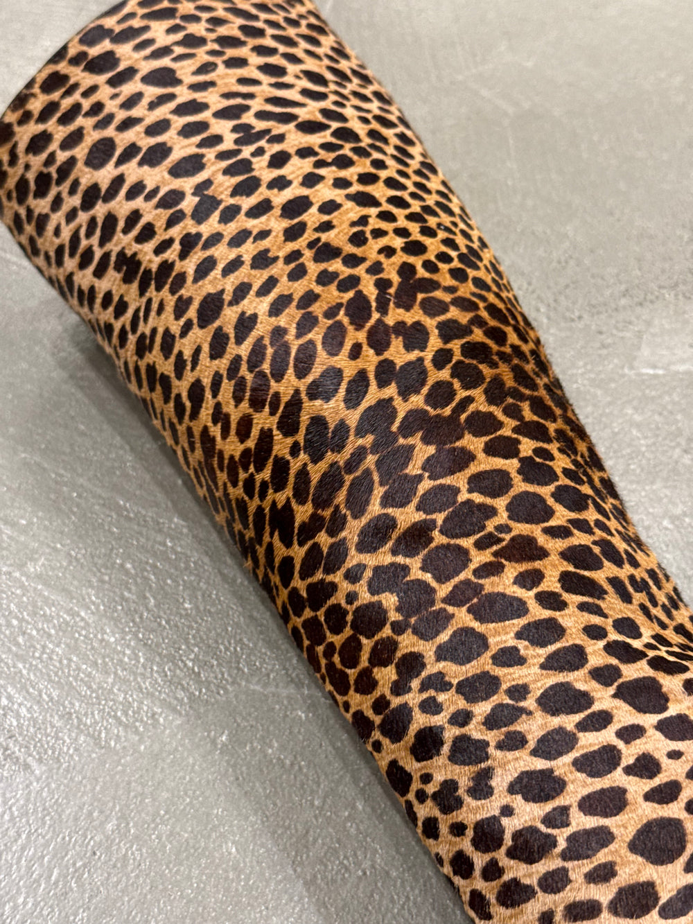 2000s Dolce & Gabbana pony hair leopard print heel boots