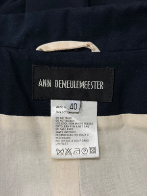 A/W2005 Ann Demeulemeester runway napoleon asymmetrical military jacket