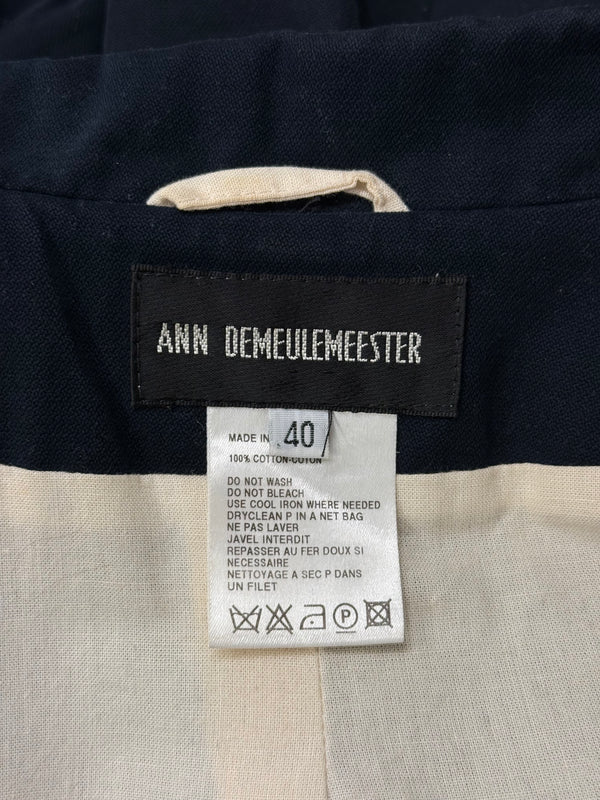 A/W2005 Ann Demeulemeester runway napoleon asymmetrical military jacket