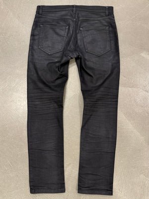 2016 Saint Laurent by Hedi Slimane coated jeans