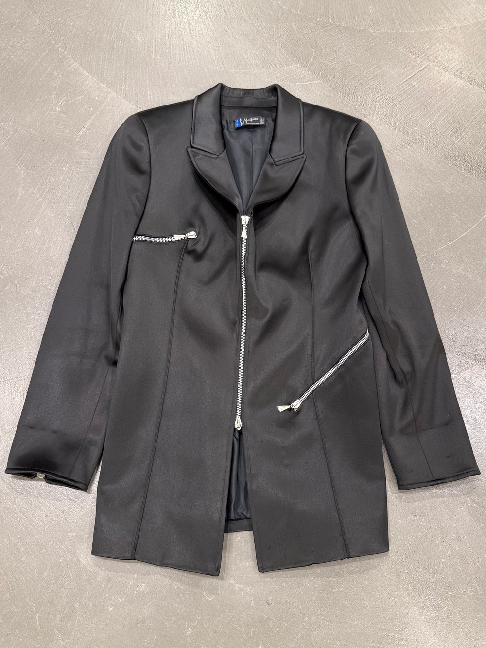 1990s Claude Montana asymmetric tornado zips blazer