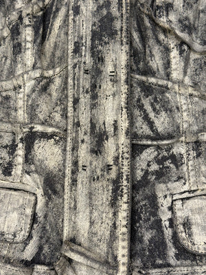 A/W2006 Christian Dior by John Galliano runway painted denim jacket