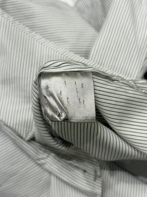 Dior by Hedi Slimane runway pinstripe button up shirt