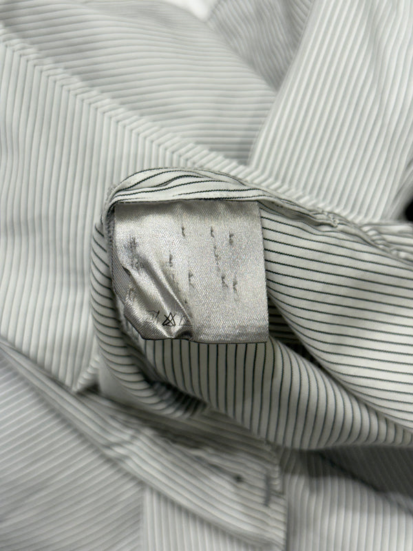 Dior by Hedi Slimane runway pinstripe button up shirt