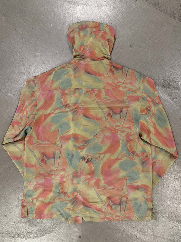 1990s Emporio Armani iridescent camo coat