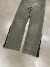 Load image into Gallery viewer, 2000s Prada double waisted hybrid corduroy pants
