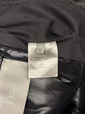 A/W2007 Dior by Hedi Slimane high neck zip up bomber jacket