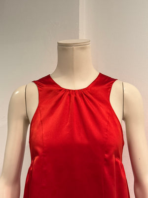 2008 Miu Miu bow detail sleeveless dress