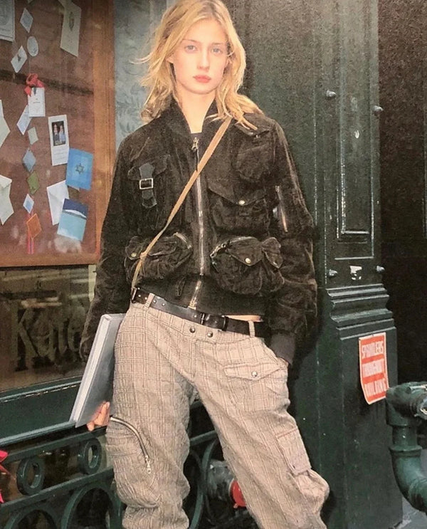 AW2002 Dolce & Gabbana cargo fur vest