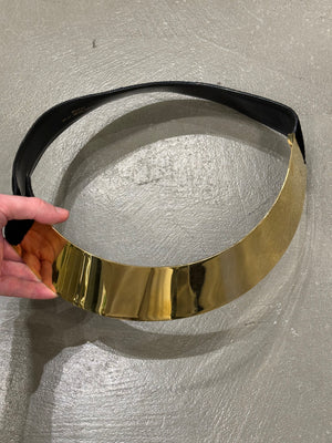 A/W1996 Gucci runway pony hair metal belt