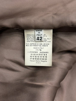 2010 Maison Margiela fur boat neck cape