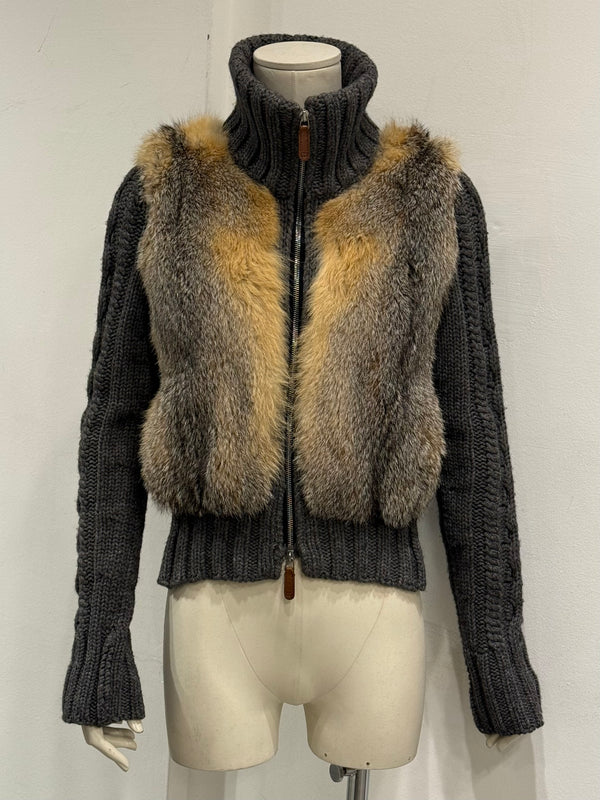 2007 Gucci fur cardigan