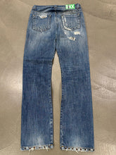 Load image into Gallery viewer, 2000s Dirk Bikkembergs holed eyelet studded jeans
