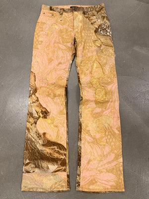 A/W2001 Roberto Cavalli “Phoenix” double layer destroyed jeans