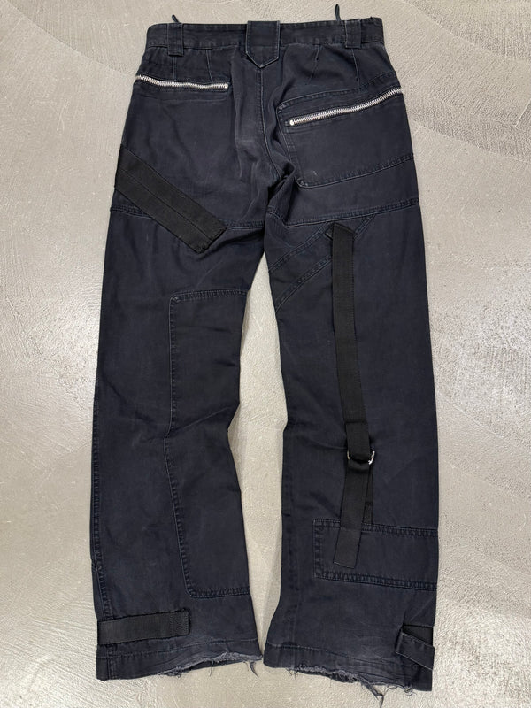 A/W2003 Dolce & Gabbana bondage parachute pants
