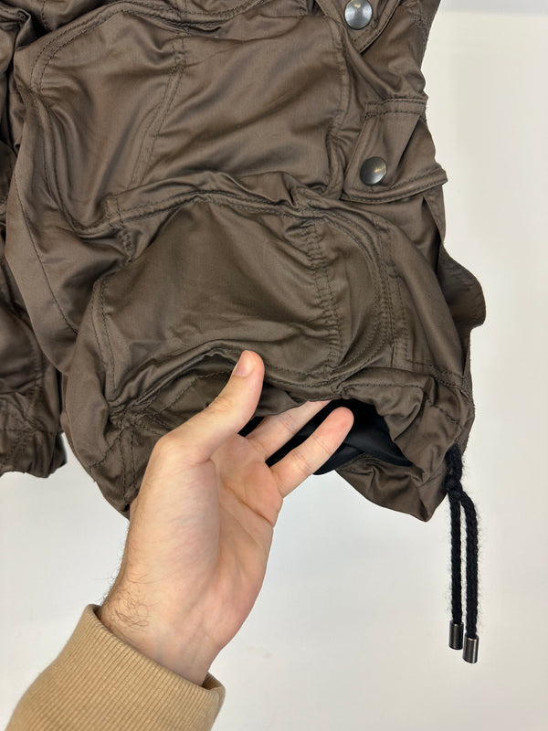 SS2008 Dolce & Gabbana wire wrinkle shorts bondage cargo pants