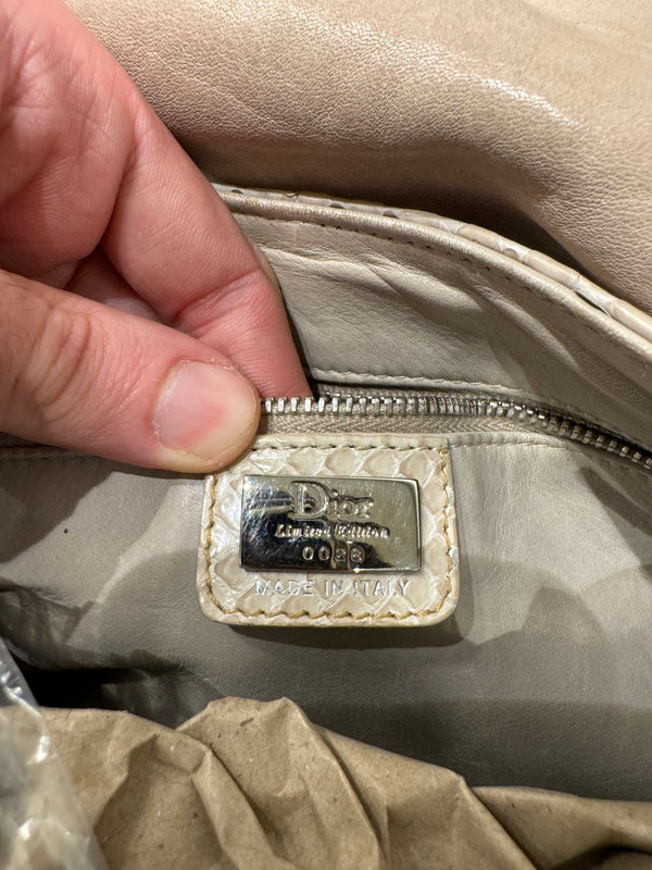 2000s Dior by John Galliano python bag - limited editions